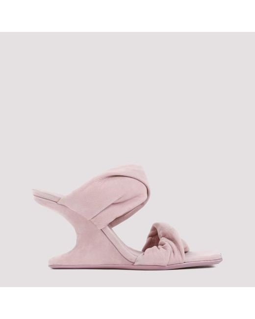 Rick Owens Pink Cantilever 8 Twisted Sandal