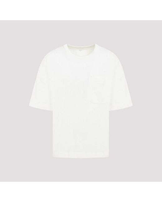 Lemaire White Eaire Boxy T-hirt for men