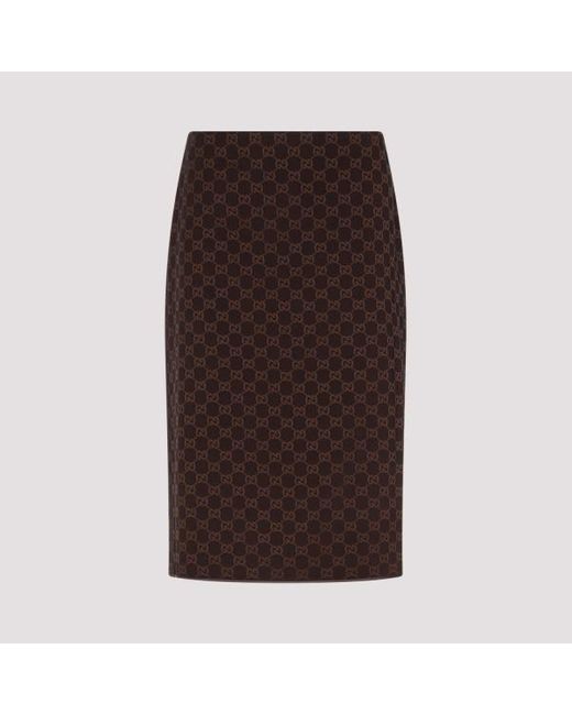 Gucci Brown Skirt