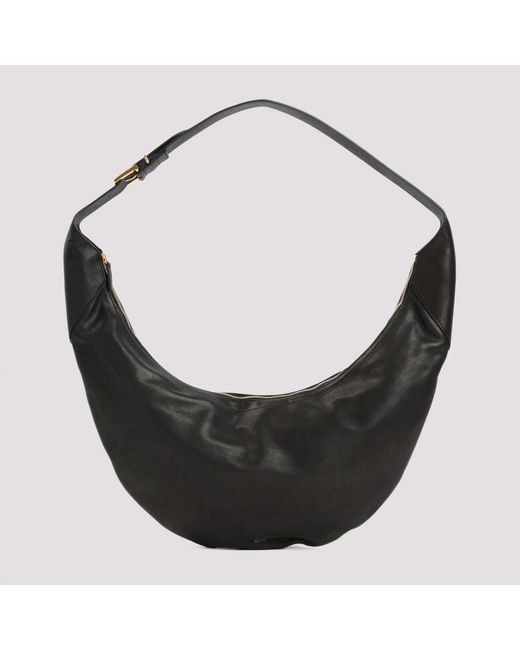 Womens Bags Hobo bags and purses Khaite August Large Leather Hobo Bag in Black 