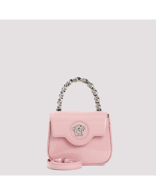 Versace Pink Mini Top Handle Medusa Bag Unica