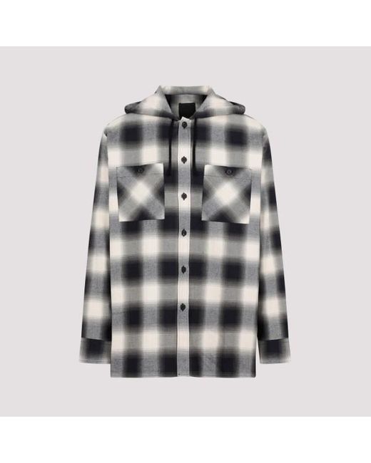 Givenchy Gray Free Long Sleeves Light Casual Urban Shirt for men