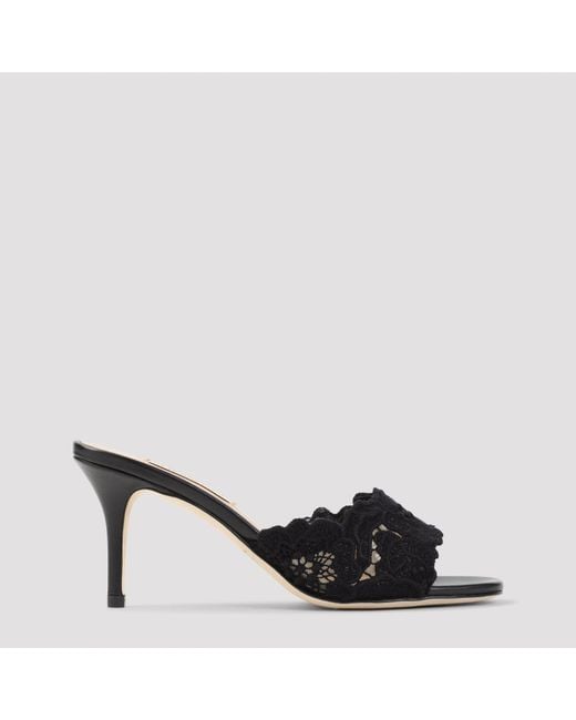 Arteana Black Como Slide Sandals