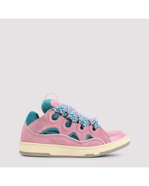Lanvin Pink Curb Sneakers