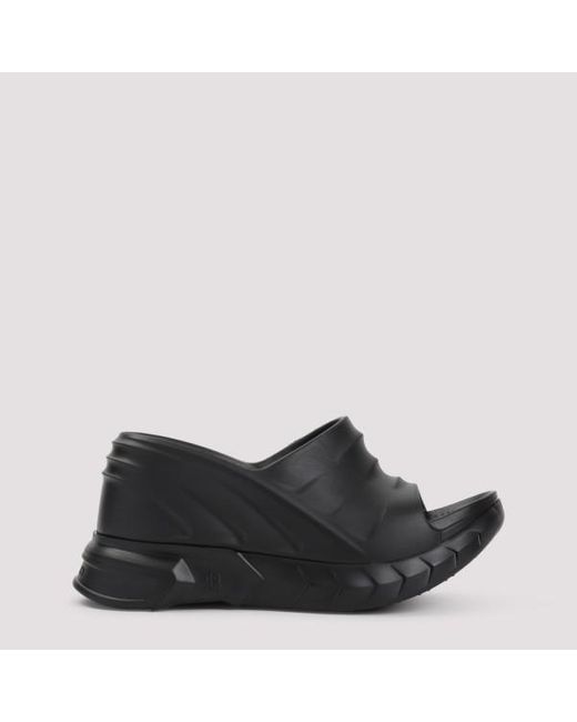 Givenchy Black Marshmallow Wedges
