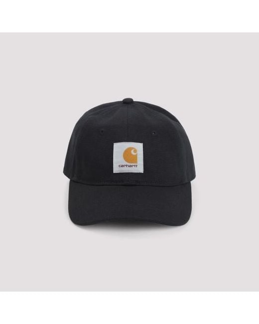 Carhartt Black Cotton Hat for men
