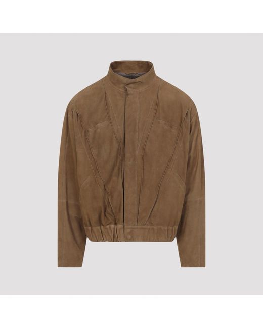 Giorgio Armani Brown Blouson Jacket for men