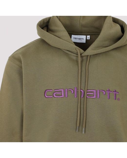 Carhartt Green Hooded Carhartt Sweatshirt for men