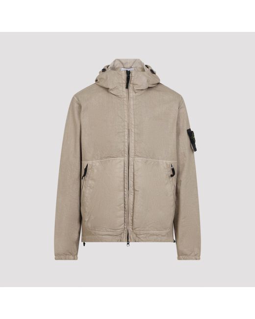 Stone Island Natural Polyamide Jacket for men
