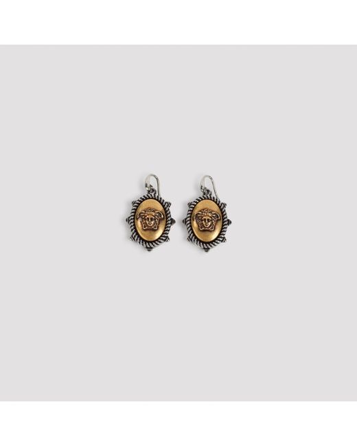 Versace Metallic Earrings