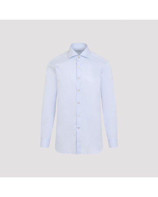 Kiton Shirts Blue for men