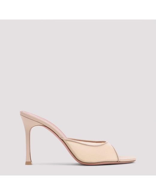 AMINA MUADDI Pink Amina Alexa 95 Mules