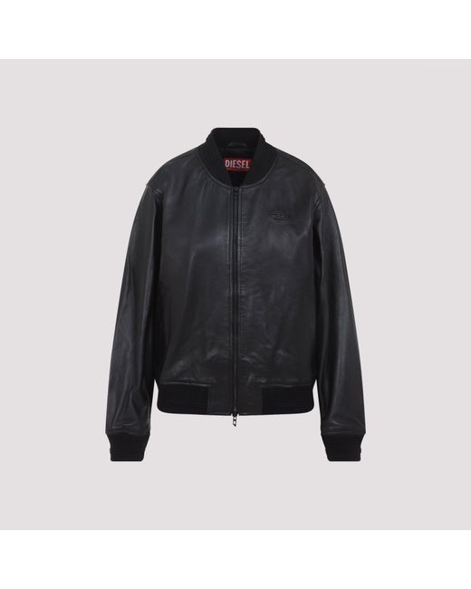 DIESEL Black L-Ilyan Rb Jacket