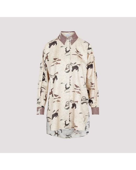 Loewe Natural Animal Oversize Shirt