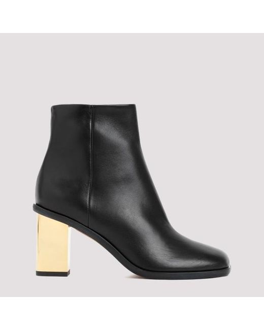 Chloé Black Rebecca Leather Boots
