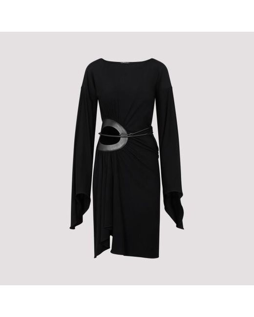 Tom Ford Black Jersey Asymmetric Dress