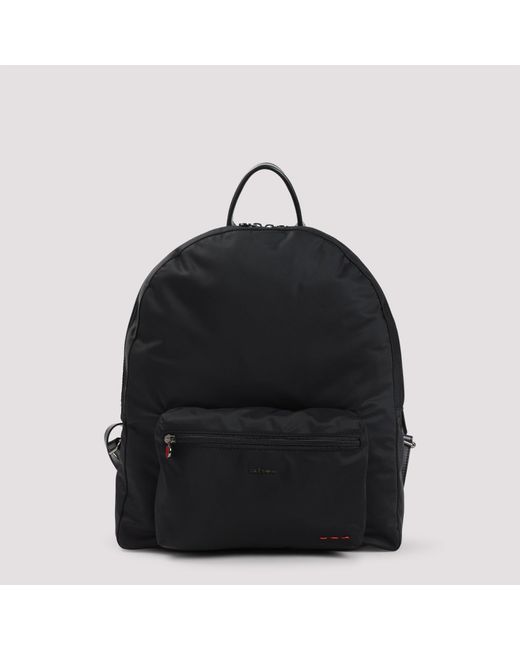 Kiton Black Backpacks for men