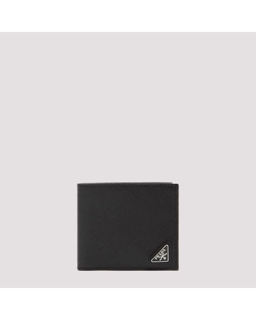 Prada Black Saffiano Leather Wallet for men