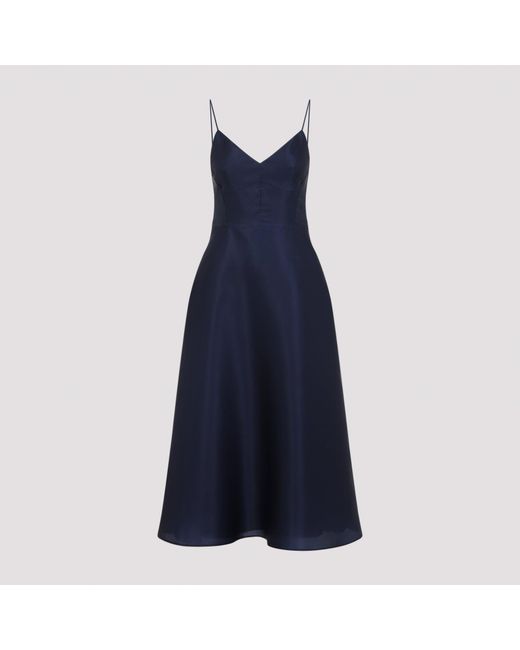 Alberta Ferretti Blue Midi Dresses
