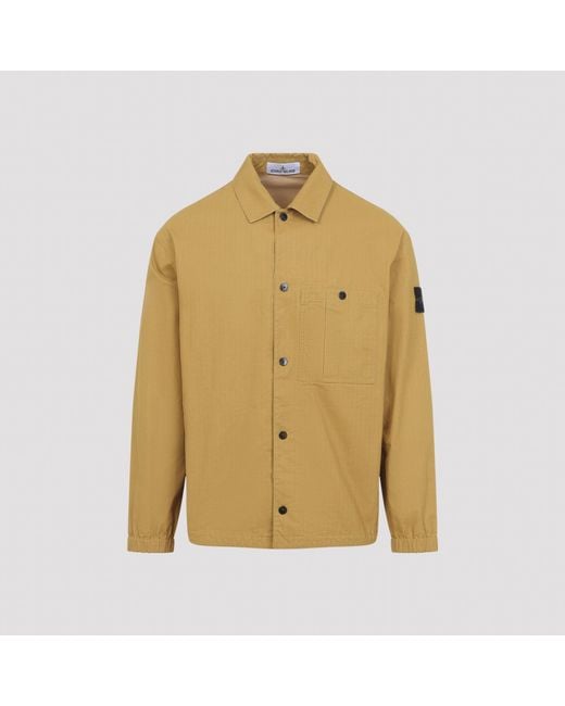 Stone Island Natural Shirt for men