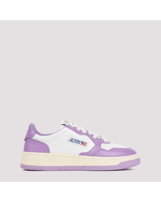 Autry Pink Medalist Bicolor Lilac Sneakers
