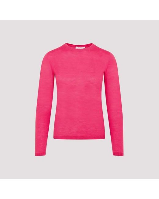 Max Mara Pink Wool Pesco Sweater