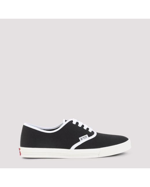 Prada Black Cotton Sneakers