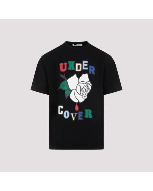 Undercover Black Cotton T-shirt for men