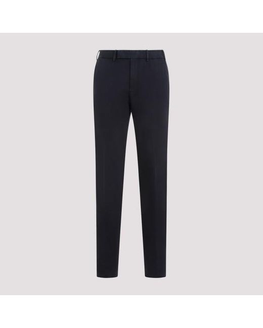 Zegna Blue Summer Chino Pants for men