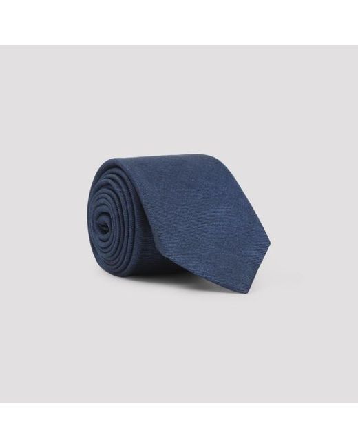 Kiton Blue Tie for men