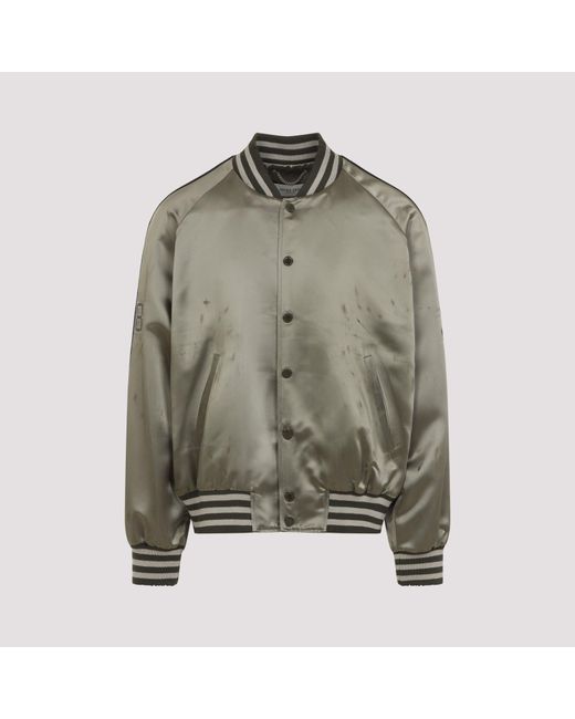 Golden Goose Deluxe Brand Green Bomber Jacket for men