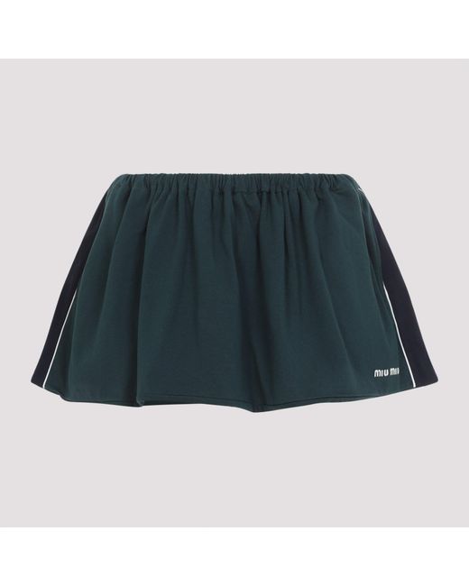 Miu Miu Blue Skirt