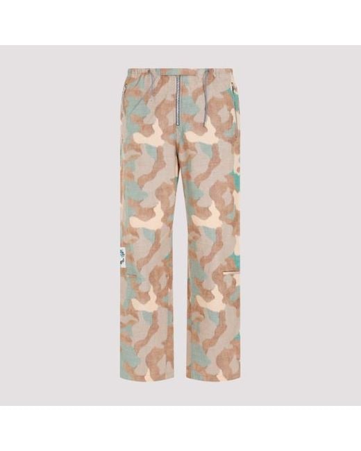 Acne Natural Straight Trousers for men