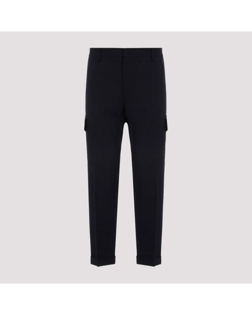 Paul Smith Blue Cargo Trousers for men