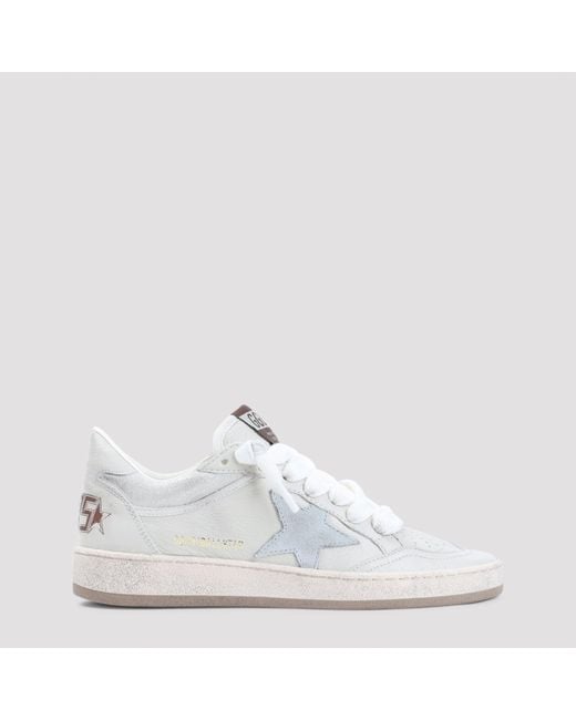 Golden Goose Deluxe Brand White Ballstar Sneakers