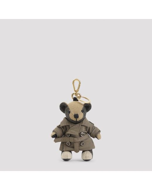 Burberry Metallic Thomas City Key Ring