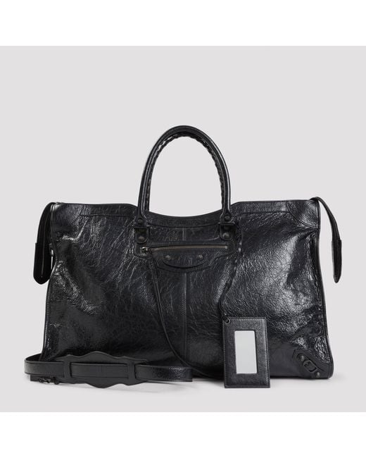 Balenciaga Black Le City Travel Bag