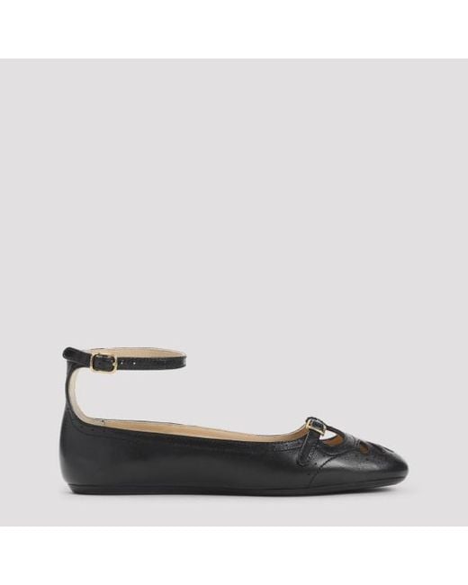 Chloé Black Chloe Misty Ballerinas