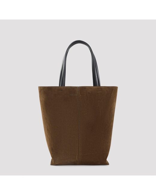 Phoebe Philo Brown Pot Cabas Tote Bag