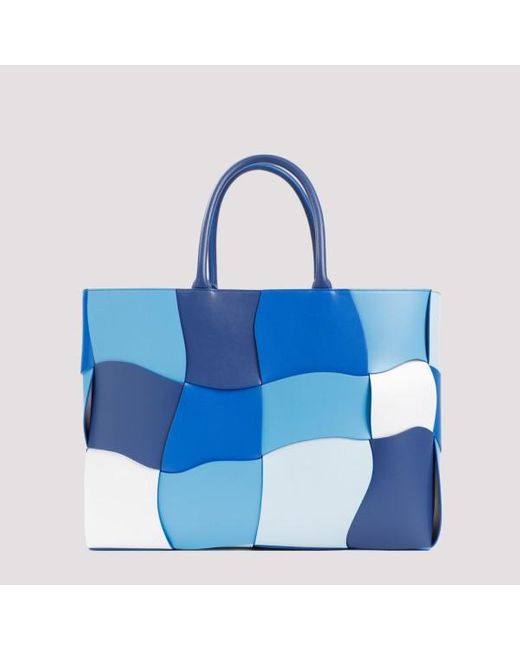 Bottega Veneta Blue Distorted Arco Tote Bag Unica for men