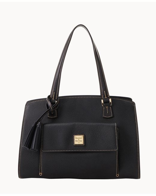 Dooney & Bourke Pebble Grain Shoulder Bag in Black Lyst