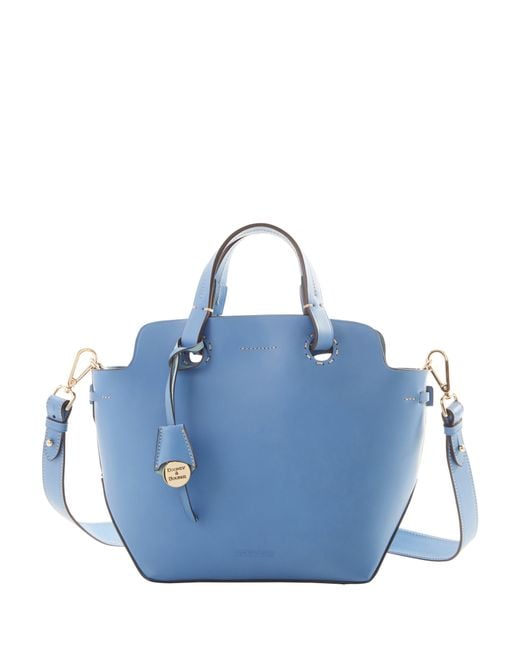 Dooney & Bourke Leather Alto Livia in Steel Blue (Blue) Save 25 Lyst