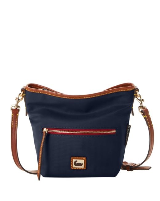 Dooney & Bourke Synthetic Wayfarer Mini Hobo Crossbody in Navy (Blue