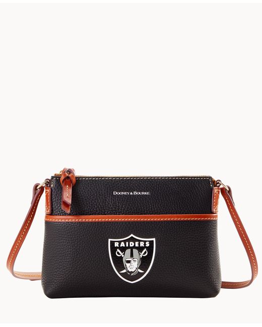 Dooney & Bourke Leather Nfl Raiders Ginger Crossbody Save 30 Lyst