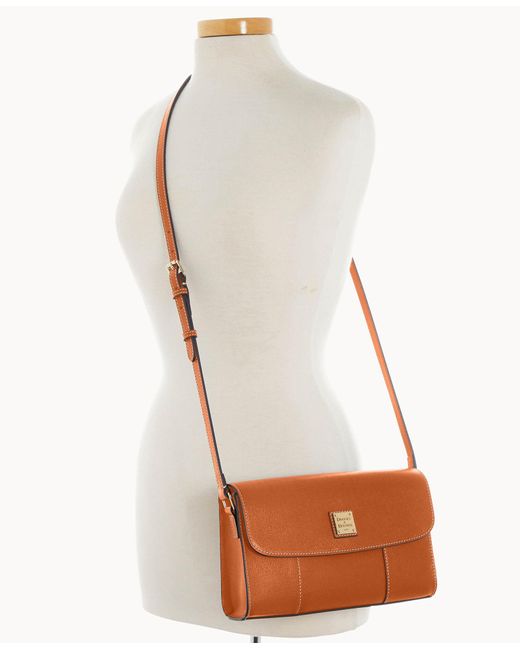 Dooney & Bourke Saffiano Leather Flap Crossbody 