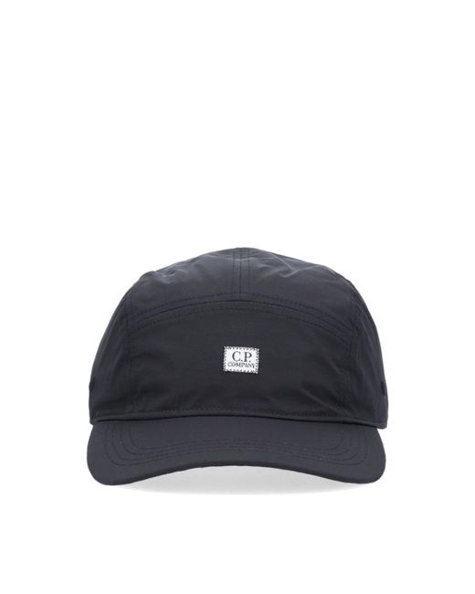 C.P. Company Synthetic Chrome Logo Cap in Blue for Men | Lyst