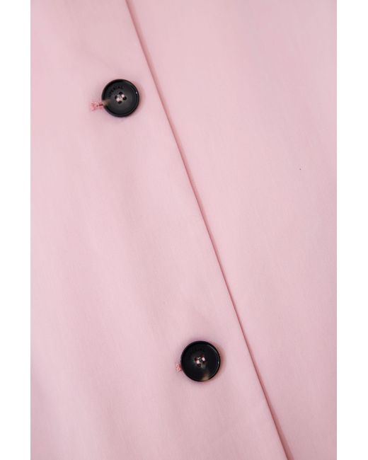 Pardessus avec boutonnage simple et ceinture à nouer Imperial en coloris Pink