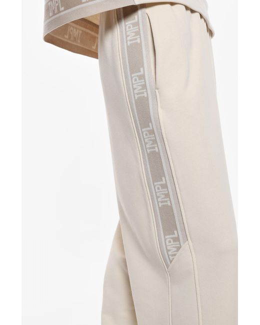 Pantaloni Ampi Con Elastico di Imperial in White