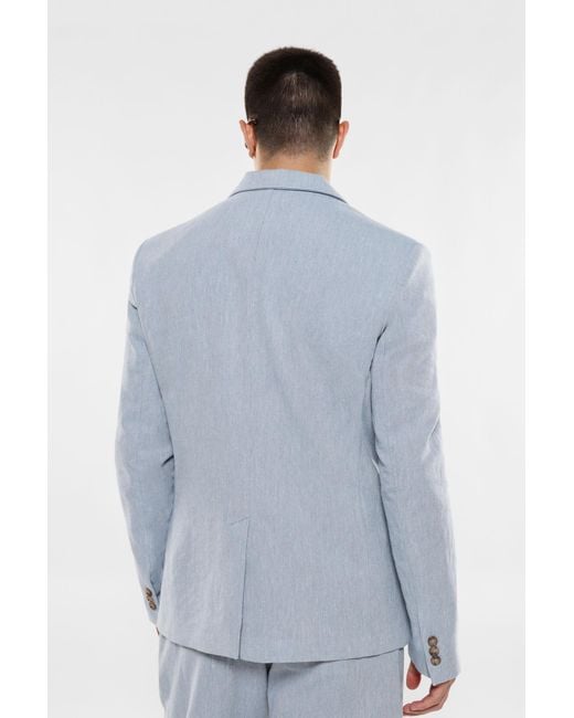 Veste à boutonnage simple et revers classiques Imperial pour homme en coloris Blue