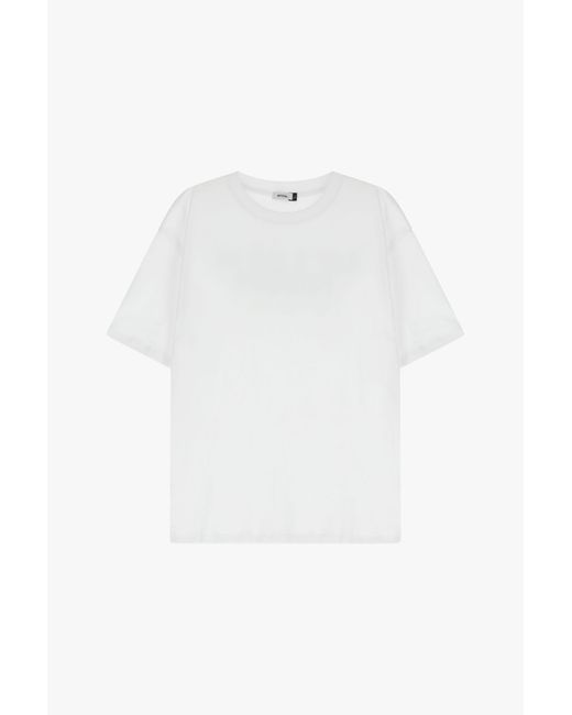 Camiseta Con Gráfico Y Texto Imperial de hombre de color White